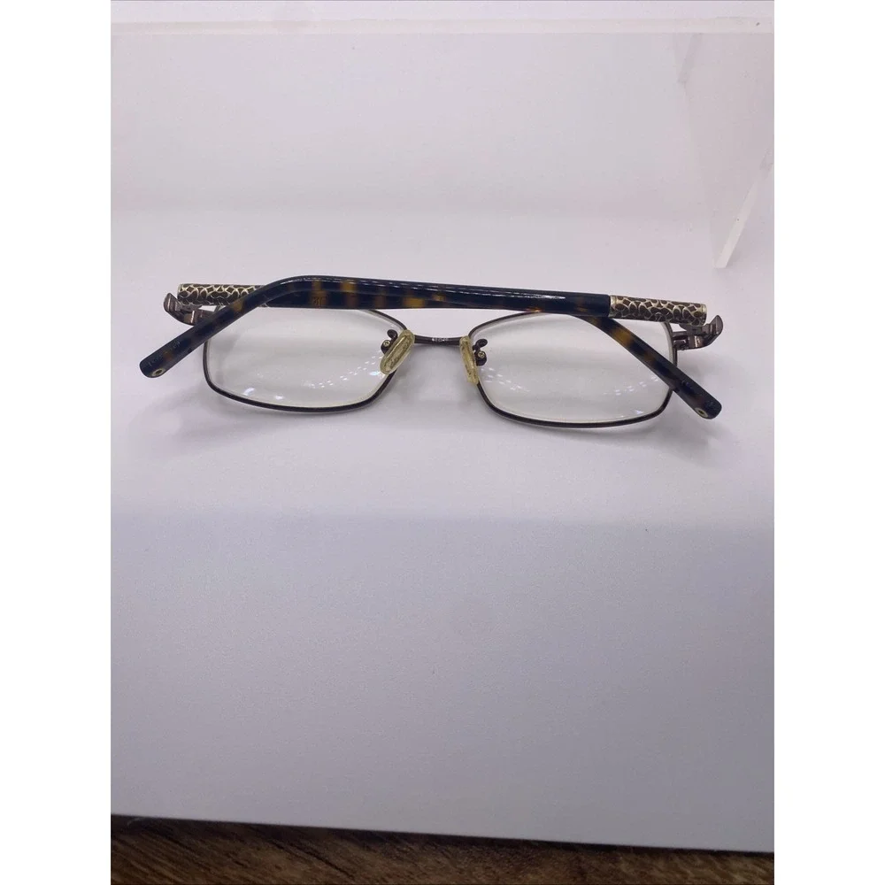 Coach Eyeglasses FRAMES ONLY Gertie 51-16-135 Brown Tortoise 383 - Picture 3 of 16